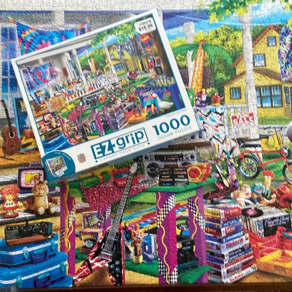 master pieces Games Ez Grip Puzzle Yard Sale 00 Pc Euc Poshmark